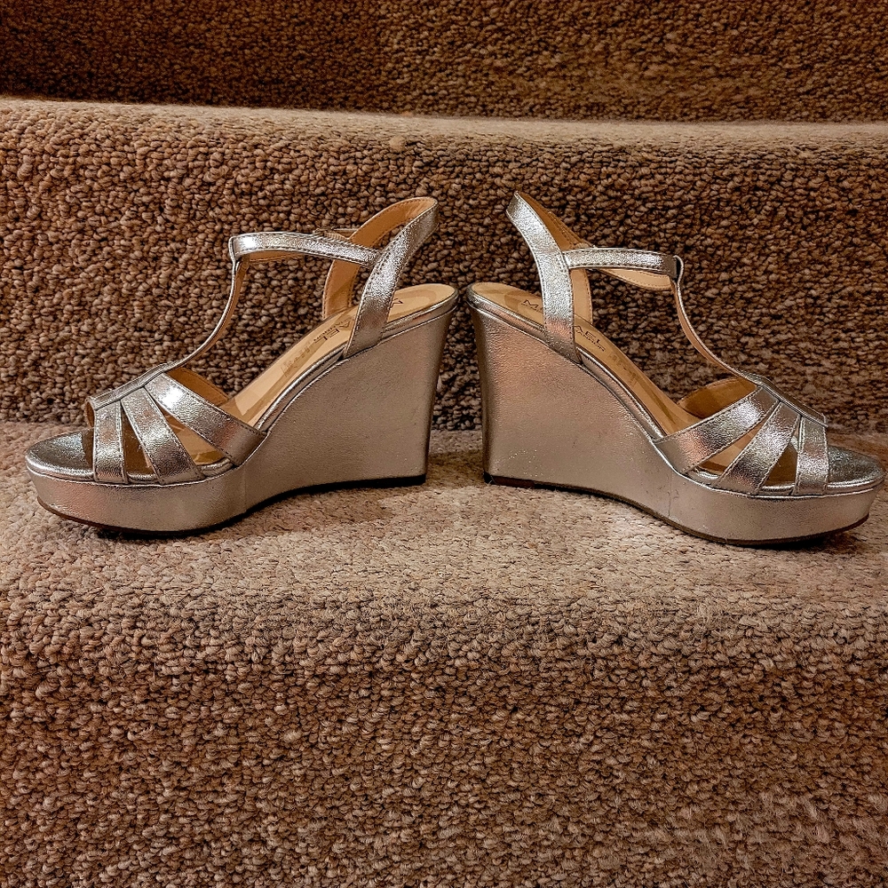Michael Shannon silver platforms, size 6.5 - Picture 4 of 7